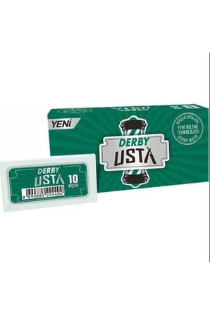 Premium Kişisel Bakım Tıraş Keyfi Güzellik Salonu Usta Yaprak Jilet Tam 100'lü