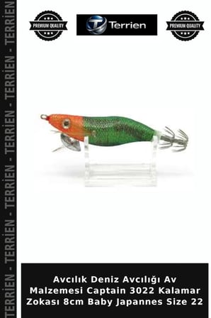 Avcılık Deniz Avcılığı Av Malzemesi Captain 3022 Kalamar Zokası 8cm Baby Japannes Size 22 4