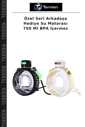 Özel Seri Arkadaşa Hediye Su Matarası 750 Ml BPA İçermez