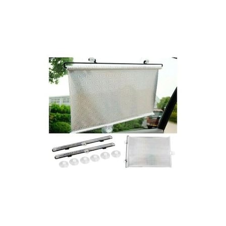 Delux Serisi Güneşlik Modeli Sürüş Aksesuarı Araç İçi Konfor OtoGüneşlik Makaralı Otomatik 58x125cm