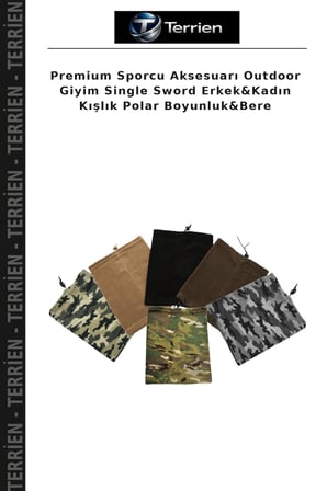 Premium Sporcu Aksesuarı Outdoor Giyim Single Sword Erkek&Kadın Kışlık Polar Boyunluk&Bere