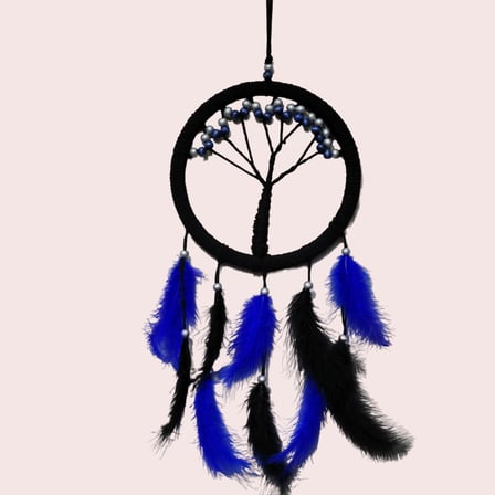 Özel Üretim Ev Hediyesi Salon Süsü Özgün Hediye Mavi İncili Hayat Ağacı Dream Catcher