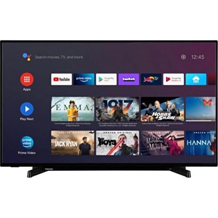 Toshiba 55 UA2363DT 55'' 139 Ekran Uydu Alıcılı 4K Ultra HD Android LED TV