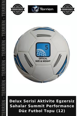 Delux Serisi Aktivite Egzersiz Sahalar Summit Performance Düz Futbol Topu (12)