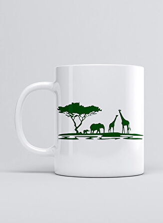 UADAC AFRICAN SAFARI GREEN KUPA MUG