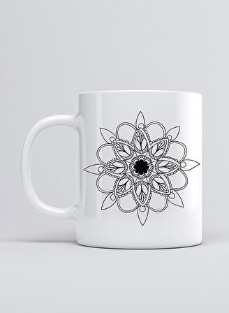 UADAC MANDALA BLACK 01 KUPA MUG