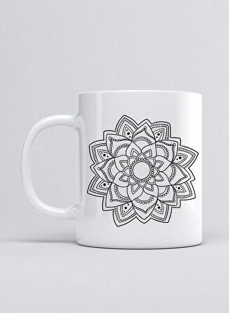 UADAC MANDALA BLACK 02 KUPA MUG