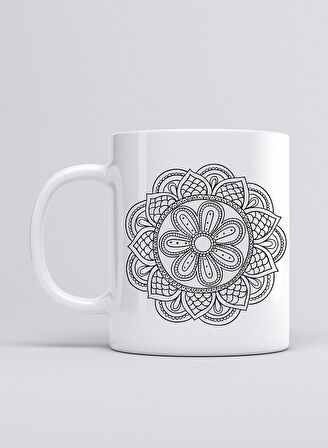 UADAC MANDALA BLACK 03 KUPA MUG