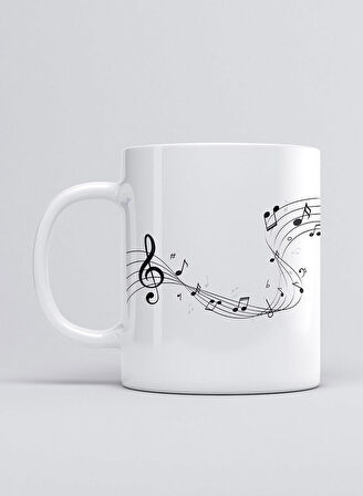 UADAC MÜZİK MUSİC NOTES KUPA MUG