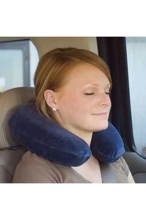 4 Adet Araç Boyun Seyahat Yastığı – Şişirilebilir Taşınabilir Boyun Desteği, Uçak Araba Otobüs İçin Travel Neck Pillow