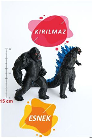 Godzilla Vs Kong 15cm Oyuncak Seti