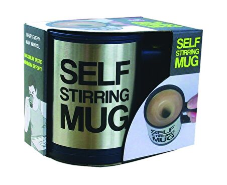 Kendi Kendini Karıştıran Kupa Mikser Kupa Termos Bardak Self Stirring Mug