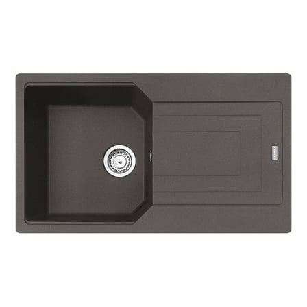 Franke UBG 611-86 Granit Slate Grey Evye, Active Plus Doccia Krom Armatür
