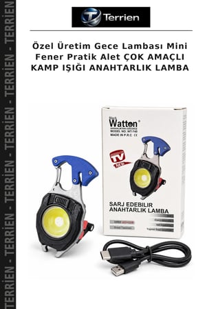 Özel Üretim Gece Lambası Mini Fener Pratik Alet ÇOK AMAÇLI KAMP IŞIĞI ANAHTARLIK LAMBA