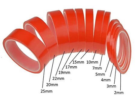 POLYESTER ÇİFT TARAFLI BANT İNCE 160 MICRON 50 MM X 50 METER