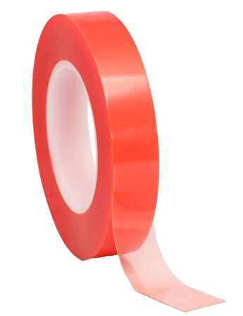 POLYESTER ÇİFT TARAFLI BANT İNCE 160 MICRON 8 MM X 50 METER