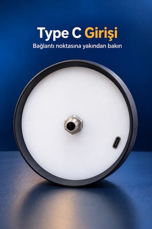 Konik Başlıklı Şişe Lambası Çıkarılabilir Bağlantı Aparatlı