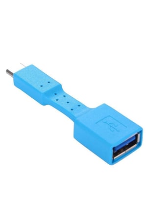 7 cm USB Type-C Erkek - USB 3.0 Dişi OTG Adaptör Kablosu, Yüksek Hızlı Veri Aktarım ve OTG Dönüştürücü