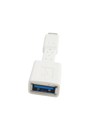 7 cm USB Type-C Erkek - USB 3.0 Dişi OTG Adaptör Kablosu, Yüksek Hızlı Veri Aktarım ve OTG Dönüştürücü