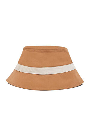 MONTEBELLO Kahve Bucket Nakışlı - Unisex Şapka