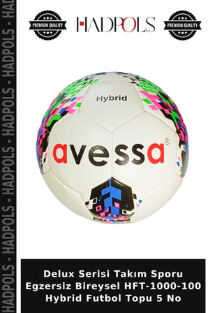 Delux Serisi Takım Sporu Egzersiz Bireysel HFT-1000-100 Hybrid Futbol Topu 5 No