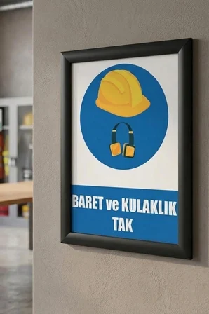 opti frame a4 alüminyum çerçeve 25 mm gönye köşe 5'li paket set - önden açılır ilan ve sertifika çerçevesi - siyah
