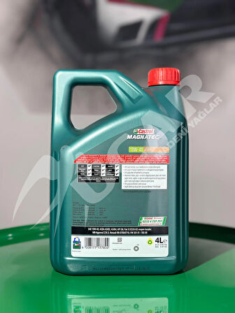 Castrol Magnatec 10w40 A3/b4 4 Lt- Yeni Ambalaj