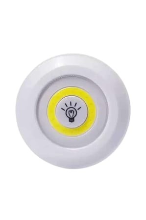 Led Lamba 3'lü Uzaktan Kumandalı Yapışkanlı -