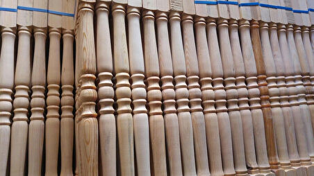 AHŞAP MERDİVEN BABA 95 CM 5 Lİ SET