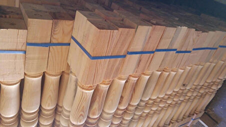 AHŞAP MERDİVEN BABA 95 CM 10 LU SET