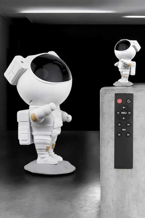 Çocuklara Özel Projeksiyon Astronot Lamba Speaker Sevimli