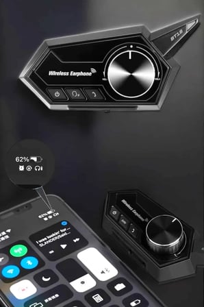 Intercom Kask Kulaklığı ANC Özelliği Yüksek Ses Kaliteli Bluetooth Kulaklık