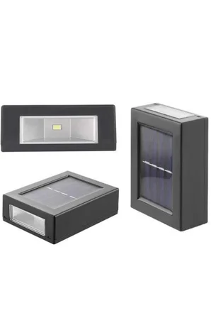 Dekoratif Duvar Lambası Solar Güneş Enerjili Bahçe Aydınlatması -