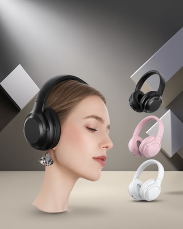 Kulak Üstü Bluetooth Kulaklık Type-C Girişli ANC/ENC Destekli