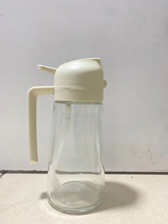 Şeffaf Cam 2’si 1 Arada Yağlık – 450 ml Sprey & Akıtma