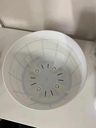 Dekoratif Saksı – Siyah & Beyaz Karo Desen No 3