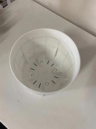 Dekoratif Seramik Karasu Saksı – Siyah Beyaz Karo Desen No 2