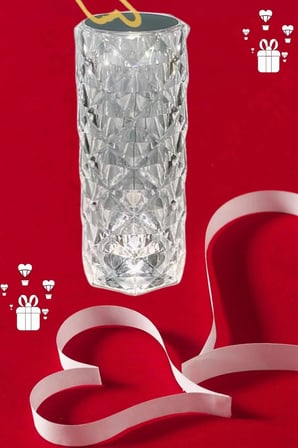 Sevgililer Günü İçin Hediye Kristal Lamba Sevgiliye Hediye USB Şarjlı Gece Lambası (Kopya)