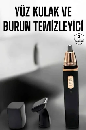 Seyahat Tipi Mini Taşınabilir Siyah Burun Kulak Yanak Kıl Ve Tüy Temizleme Makinesi