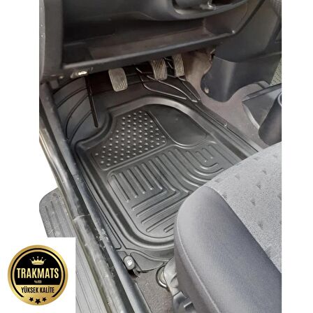 Hyundai Accent Admira 2000 KESİLEBİLİR YENİ TASARIM HAVUZLU OTO PASPAS ADA UC DESENLİ SİYAH