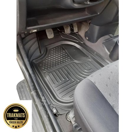 Toyota Corolla Sedan 2016 KESİLEBİLİR YENİ TASARIM HAVUZLU OTO PASPAS ADA UC DESENLİ SİYAH