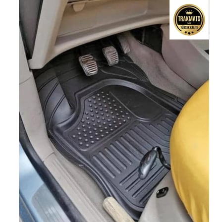 Volkswagen Golf 7 2017 KESİLEBİLİR YENİ TASARIM HAVUZLU OTO PASPAS ADA UC DESENLİ SİYAH