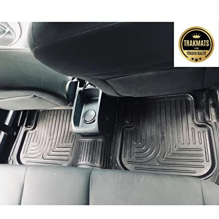 Citroen C5 Sedan 2002 KESİLEBİLİR YENİ TASARIM HAVUZLU OTO PASPAS ADA UC DESENLİ SİYAH