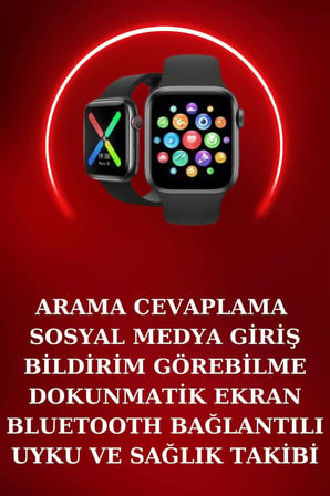Yeni Nesil Akıllı Saat ve Ucuz Kaliteli Bluetooth Kablosuz Kulaklık Amoled Ekran -