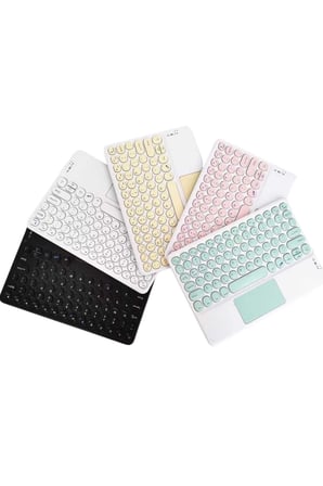 Touchpad Uyumlu Bluetooth Klavye Slim Kablosuz Wifi Q Klavye -