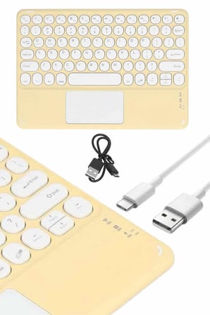 Bluetooth Klavye Touchpad Kablosuz Q Model