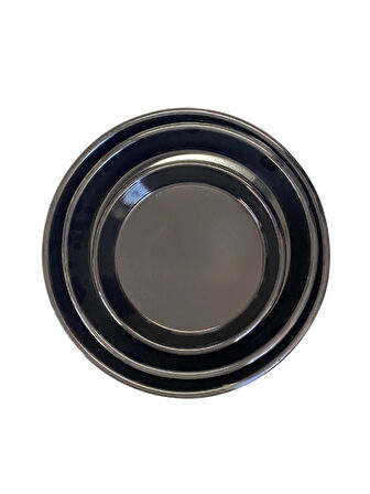 Emaye Yuvarlak Tepsi 42cm (28-38-42 cm seçenekleriyle)