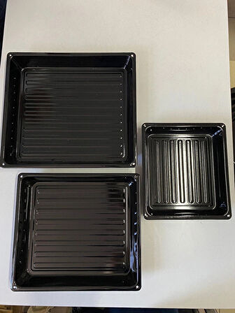 Emaye Kare Tepsi 38 cm ( 34 CM x 38 CM)