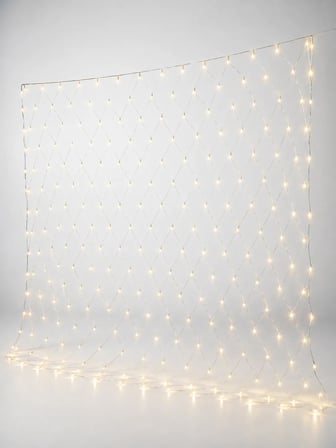 İç ve Dış Mekân Kullanımına Uygun 3x3 Metre LED Işık Ağı