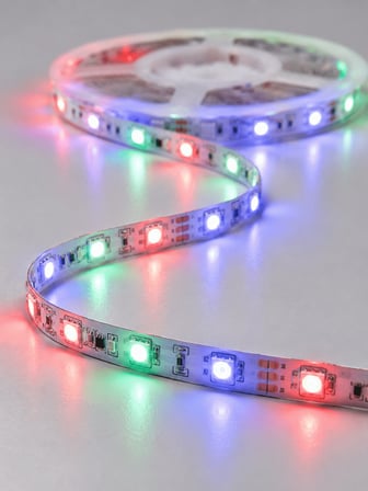 2835 RGB Şerit LED 5 Metre Uzaktan Kumandalı